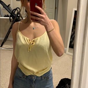 Forever 21 tie blouse tank top